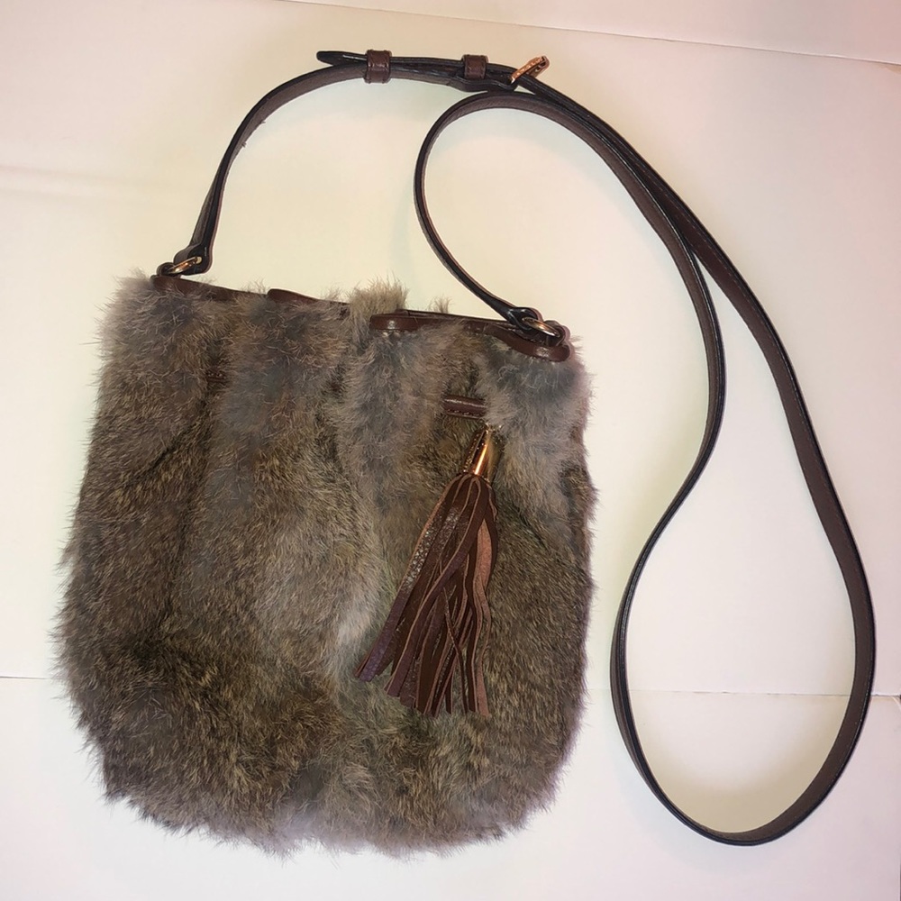Michael Kors Rabbit Fur Crossbody Purse